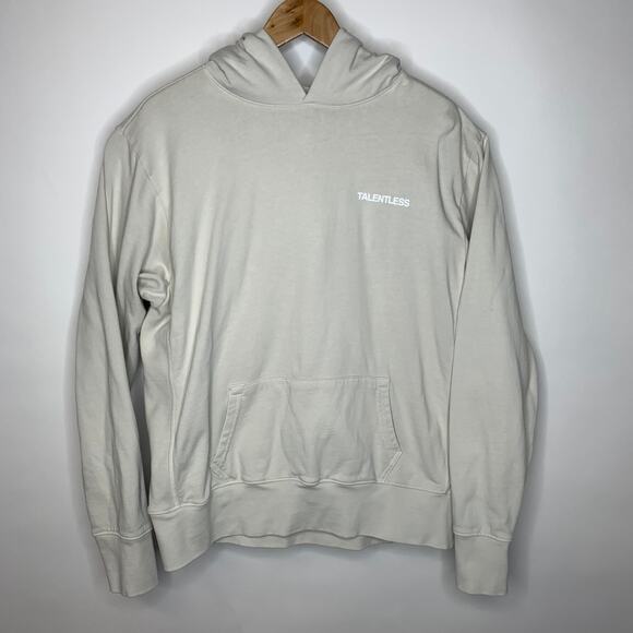 NWT Talentless Beige Hoodie Sz Medium - Picture 1 of 8